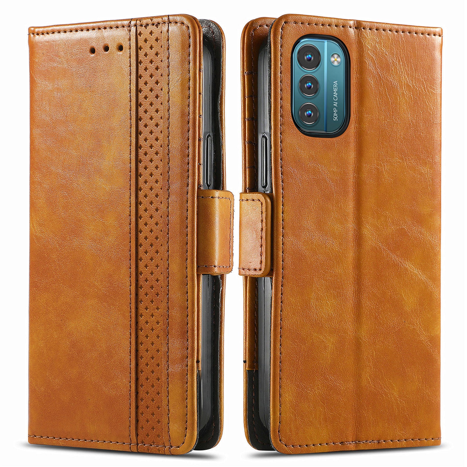 CASENEO 002 Series for Nokia G21 4G G11 4G RFID Blocking Business Splicing Style Phone Case Flip Leather Wallet Stand Shockproof Phone Cover CASENEO 002 Series for Nokia G21 4G G11 4G RFID Blocking Business Splicing Style Phone Case Flip Leather Wallet Stand Shockproof Phone Cover